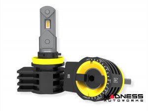 Headlight Bulbs (2) - H11 - Arc Lighting Tiny Monster - Concept Series LED w/ Adapter Harness Headlight Bulbs (2) - H11 - Arc Lighting Tiny Monster - Concept Series LED w/ Adapter Harness